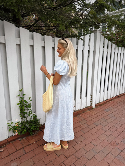 Stay Sunny Dress// Blue