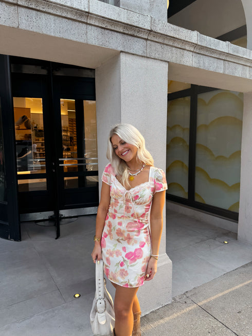 Wildflower Satin Dress