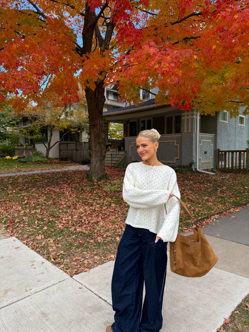 Everyday Pointelle Cutie // Dove