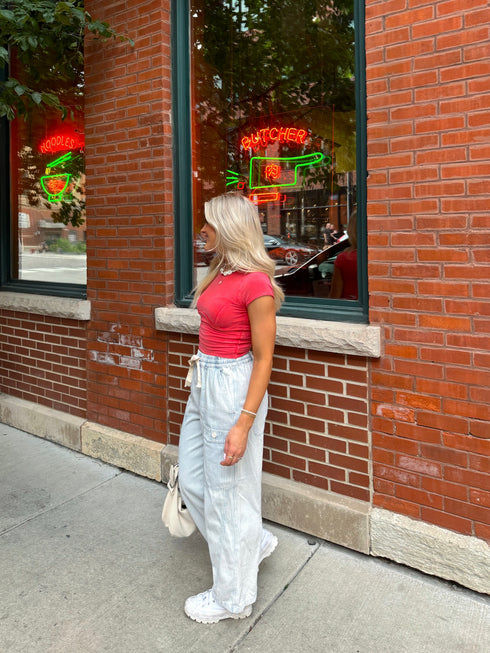 Beach Town Striped Pant