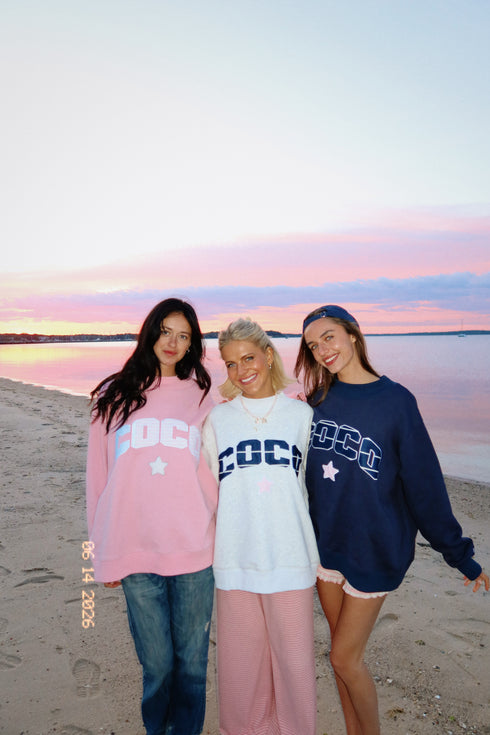 Coco Girl Mockneck // True Blue