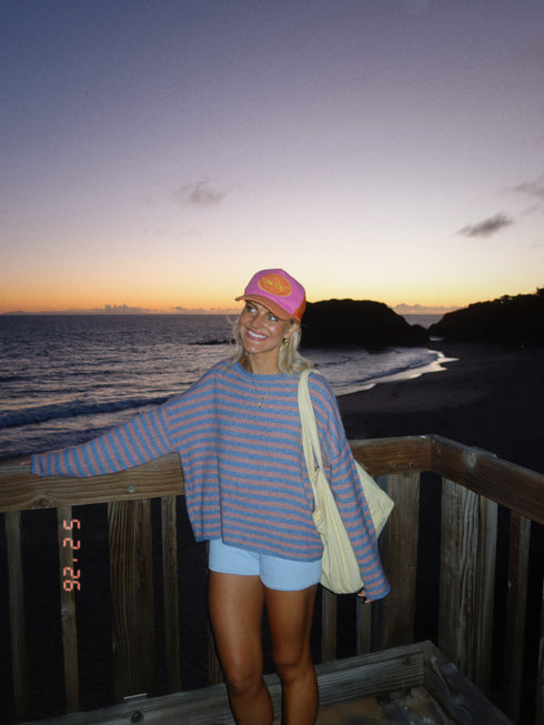 Sun Club Knit // Seabreeze Stripe