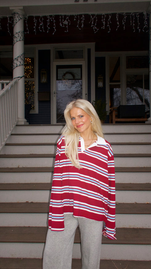 Camden Rugby Striped Polo