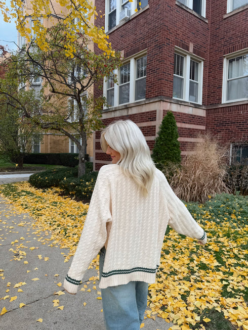 Vibe Check Cable Knit Sweater