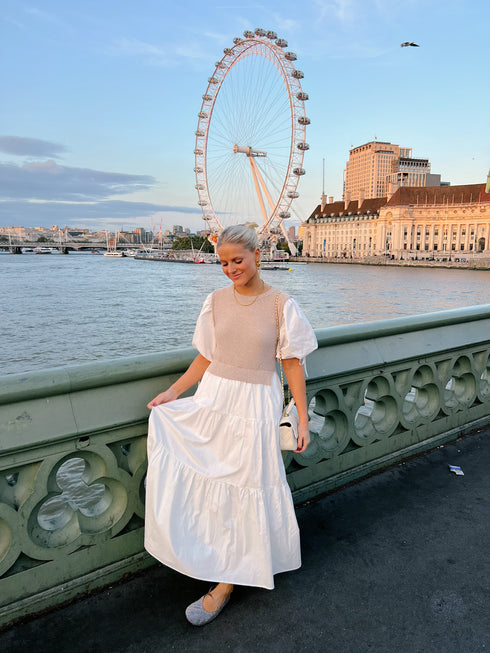 Fall in Paris Dress // White