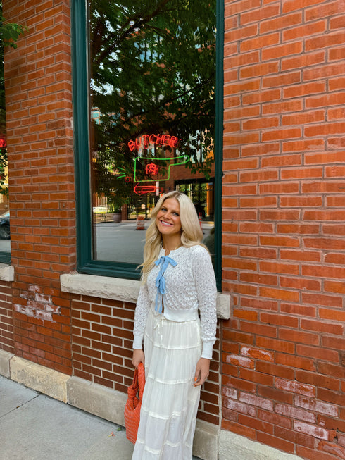 Bow Cutie Knit Cardi