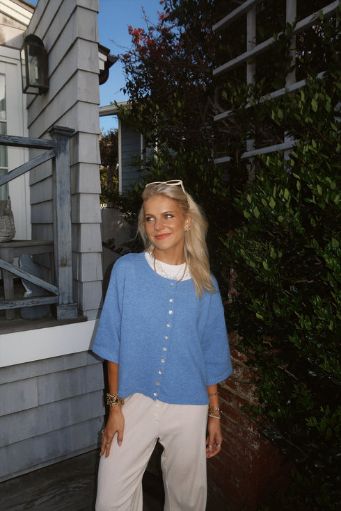 Coastal Cardigan // Ocean Blue