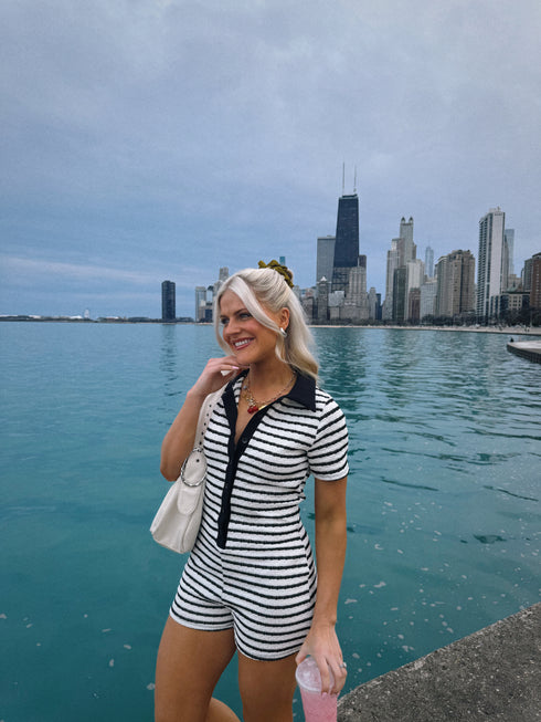 Summer Hunny Striped Romper *RESTOCKED*