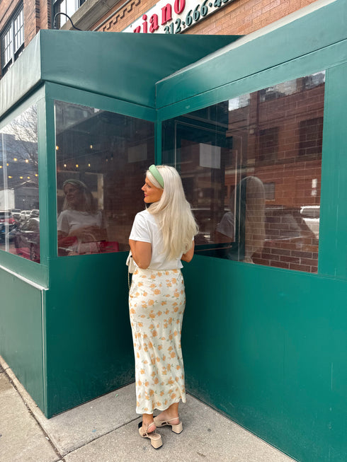 Secret Garden Satin Skirt