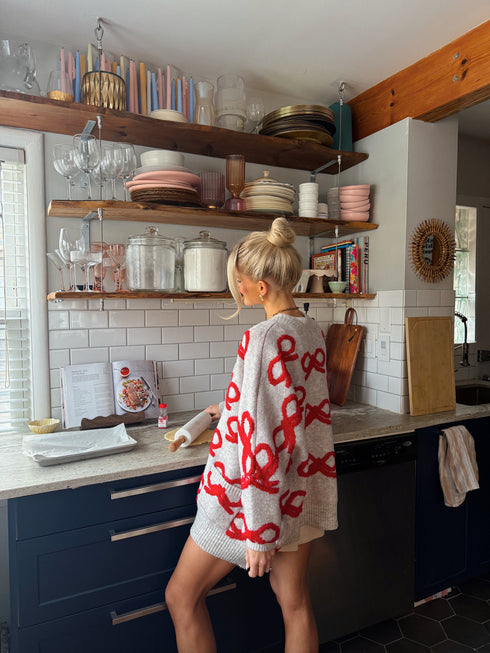 Holiday Bowmance Cardigan