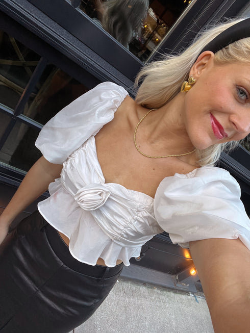 In My Feelings Satin Top