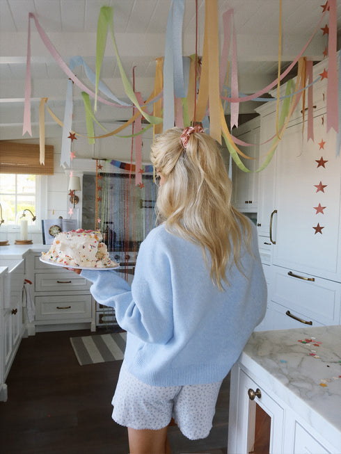 Honey Club Cardigan // Powder