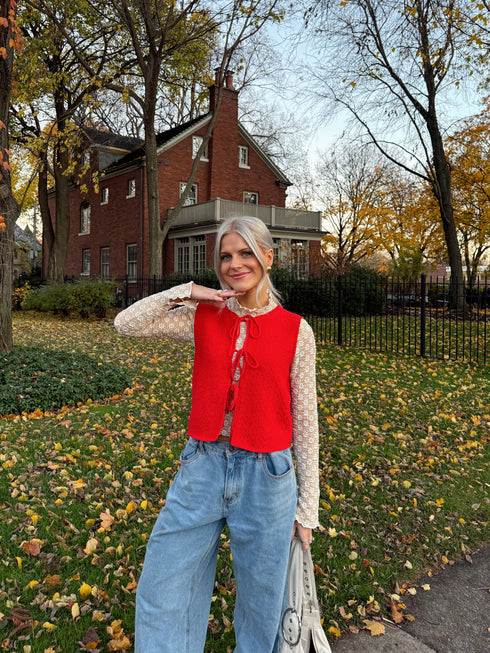 Holly Girl Knit Vest