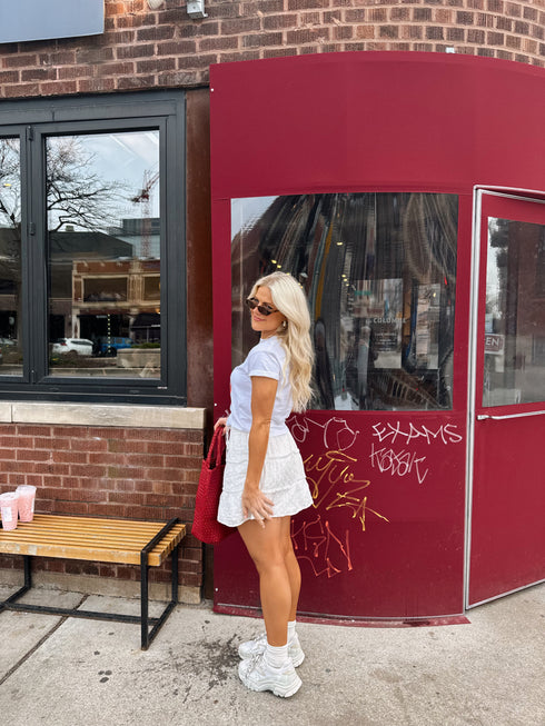 Cutesy Spring Ditsy Skirt