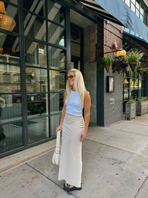 Sunset Chaser Striped Skirt