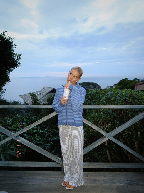 Club Cutie Zip-Up // Ocean