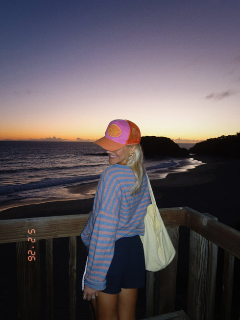 Sun Club Knit // Seabreeze Stripe