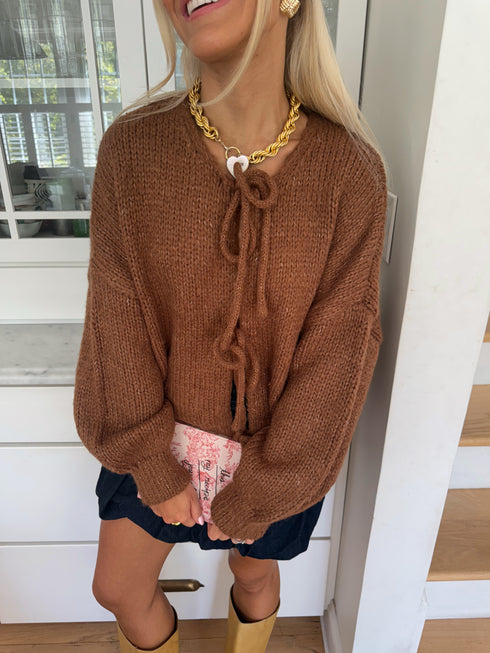 Cottage Cardigan // Cinnamon *RESTOCKED*