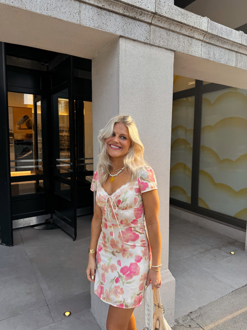 Wildflower Satin Dress