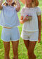 Berry Girl Short // Dusty Blue