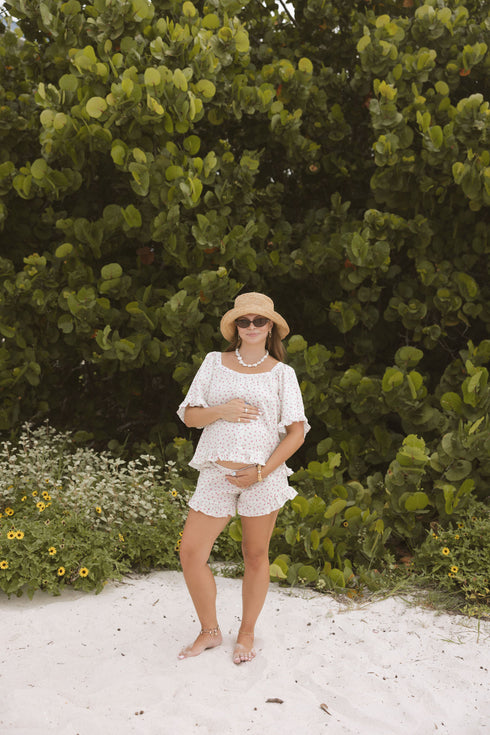 On Holiday Top // Peony