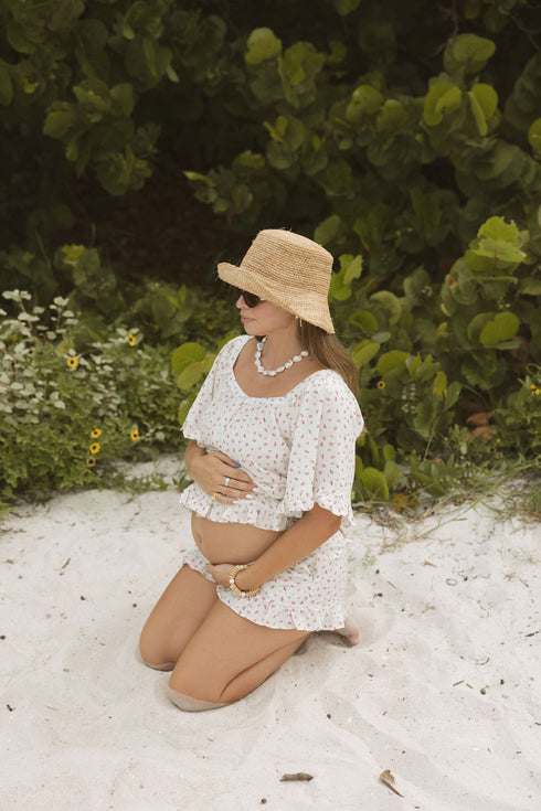 On Holiday Top // Peony