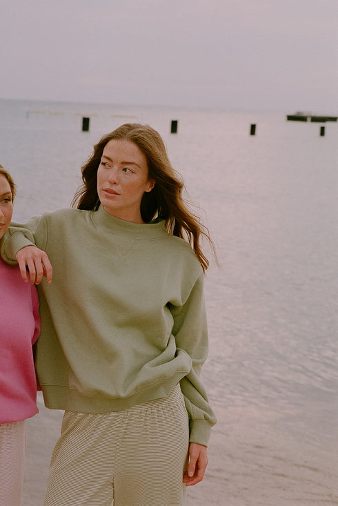 Club Coco Mockneck // Matcha