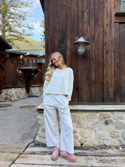 Weekend Waffle Pant // Heather *PREORDER 10/23*