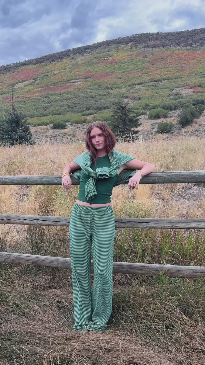 Road Trip Pant // Pine Stripe – Coco McCall Shop