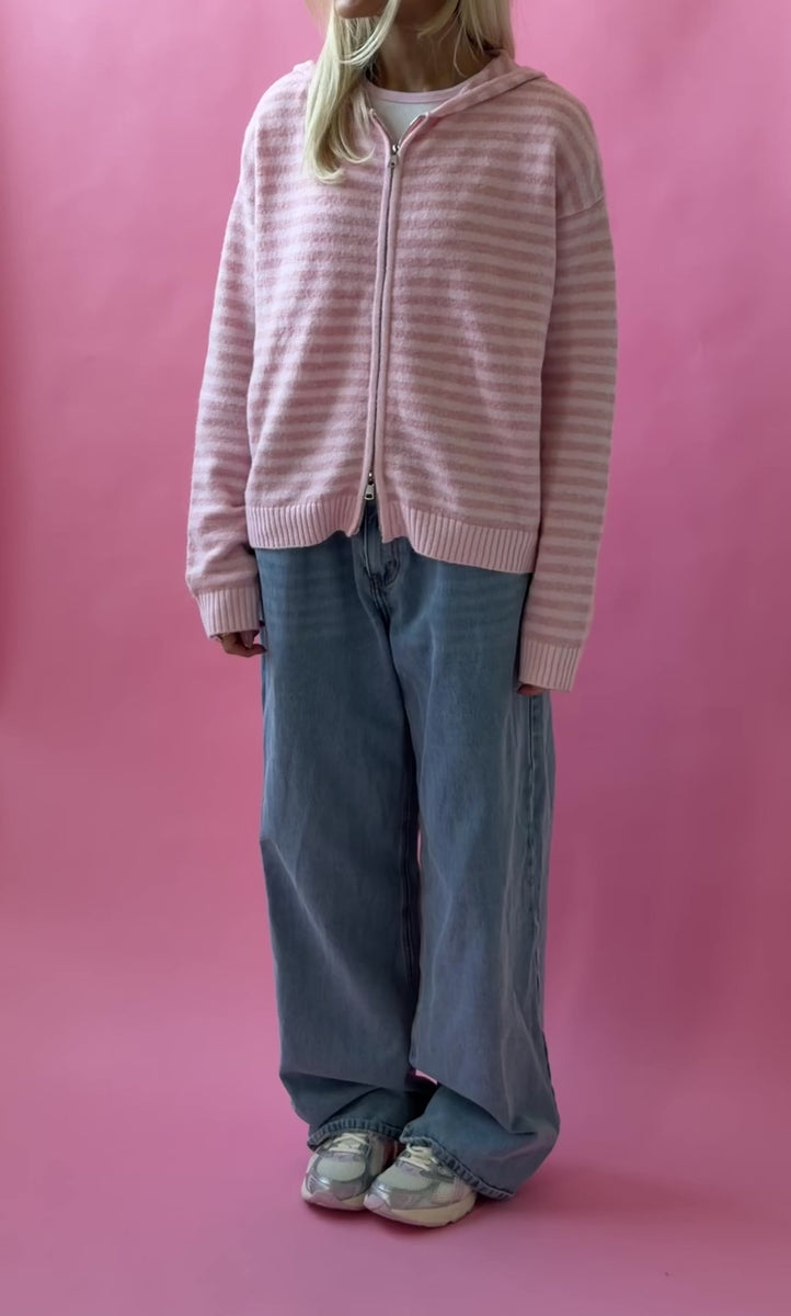 Club Cutie Zip-Up // Baby Pink Monochrome *RESTOCKED* – Coco