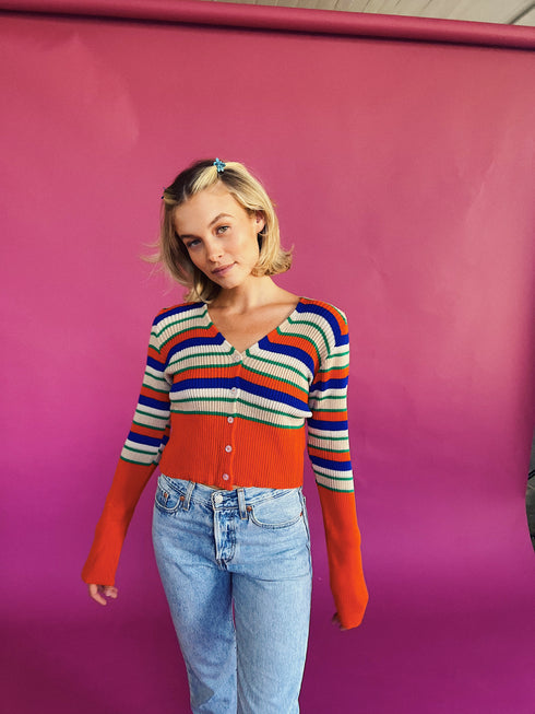 Too Cool For School Striped Top