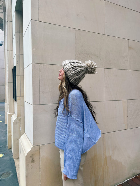 Lazy Love Top// Blue