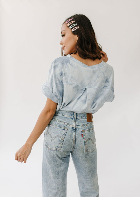 Almost Famous Tee// Blue