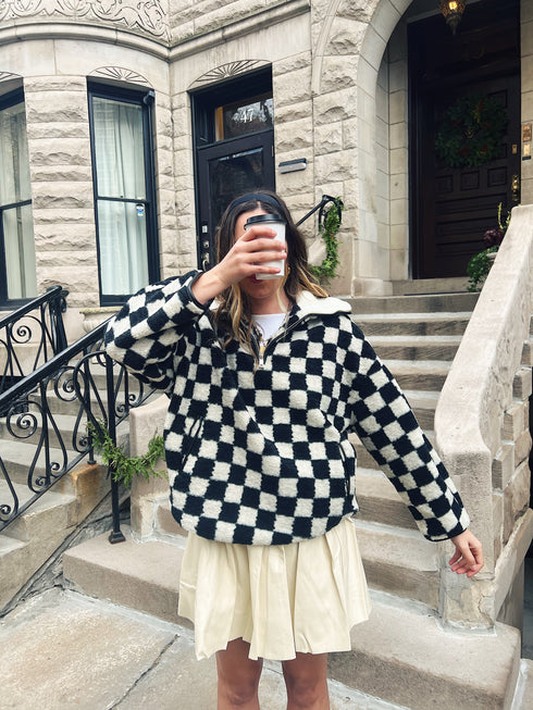 The Sofie Checkered Pullover