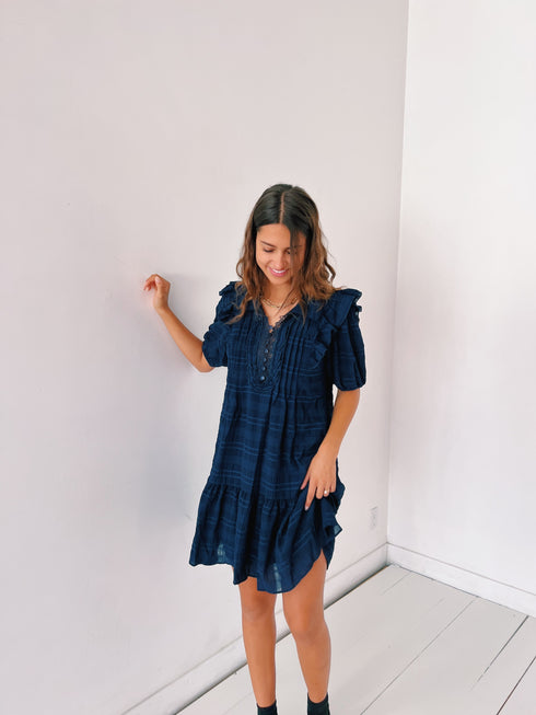 Hunny Girl Plaid Dress