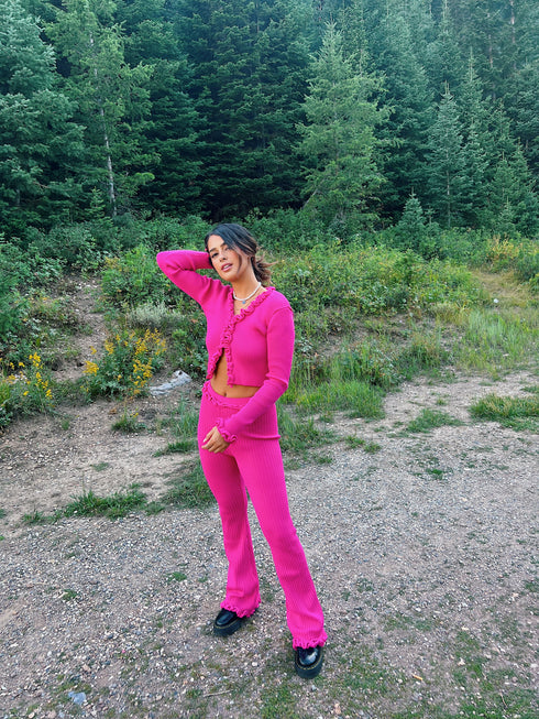 Pink Princess Knit Pant