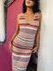 Beach & Disco Knit Dress // Pink Multi