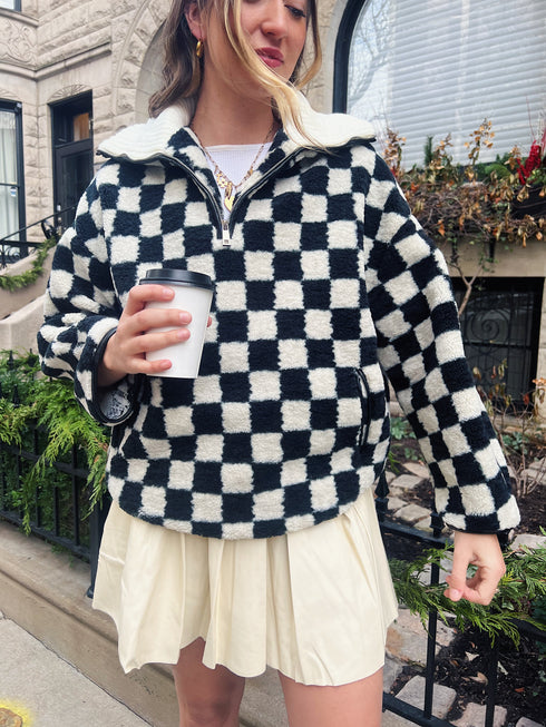 The Sofie Checkered Pullover