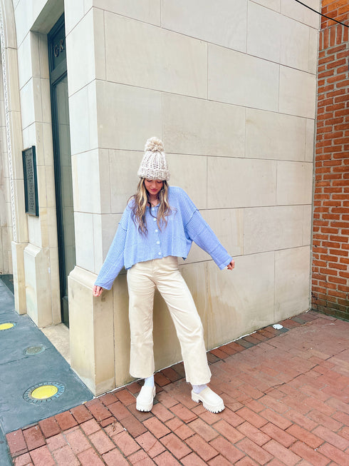 Lazy Love Top// Blue