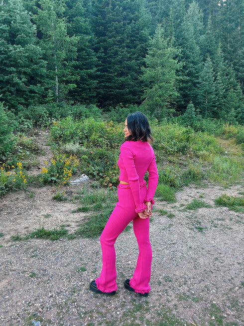 Pink Princess Knit Pant