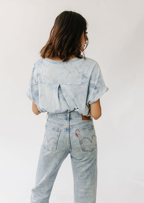 Almost Famous Tee// Blue