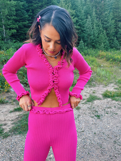 Pink Princess Knit Pant