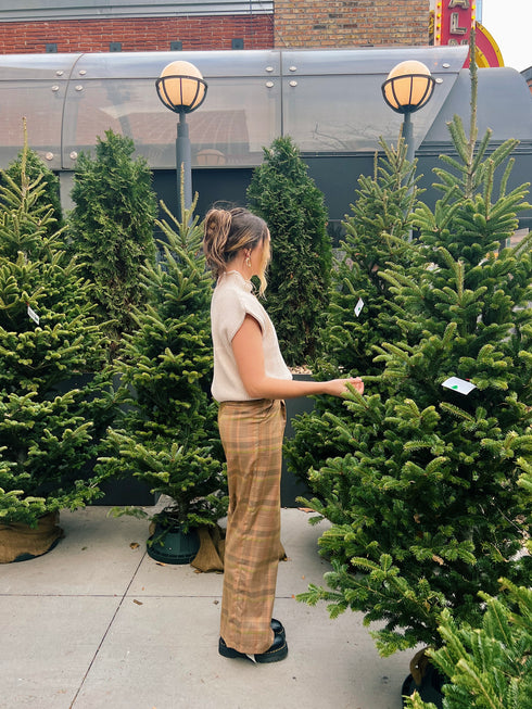 In Vogue Checked Pant