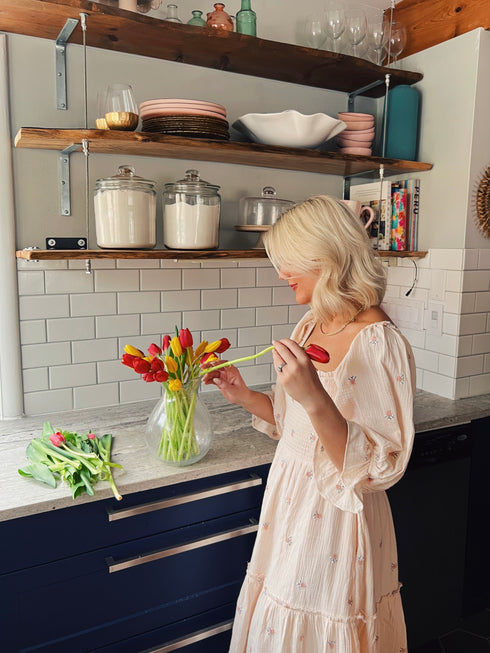 Lillies Love Midi Dress *RESTOCKED*