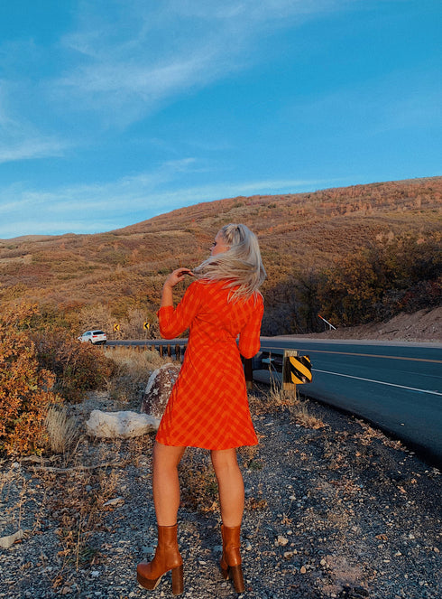 Beauty Game Checked Dress