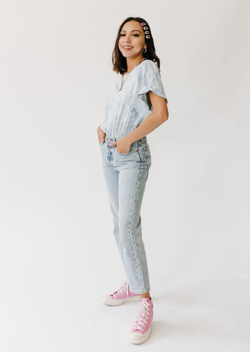 Almost Famous Tee// Blue