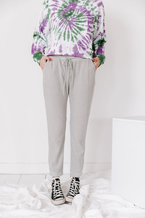 Kick Back Ribbed Jogger