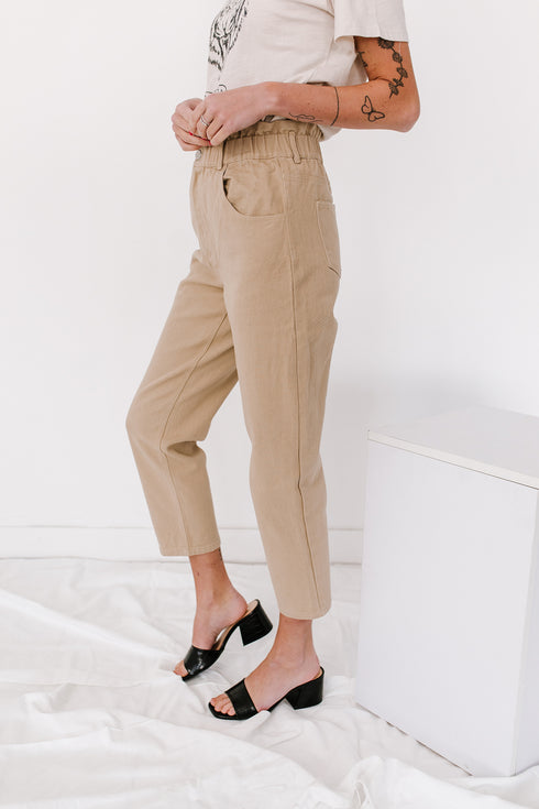 On The Road Pant// Tan