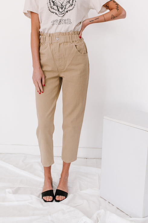On The Road Pant// Tan