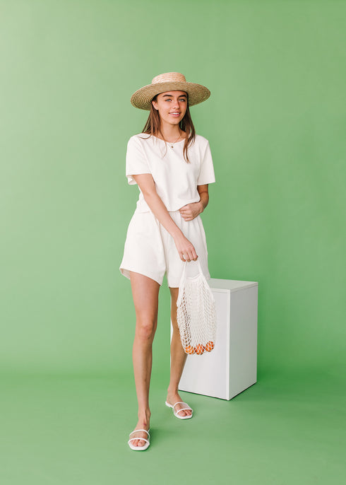 Weekend Girl Set// Cream